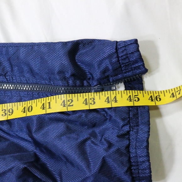 Vintage COTLER 80s 90s Blue Zip Leg Track Pants - Picture 7 of 8